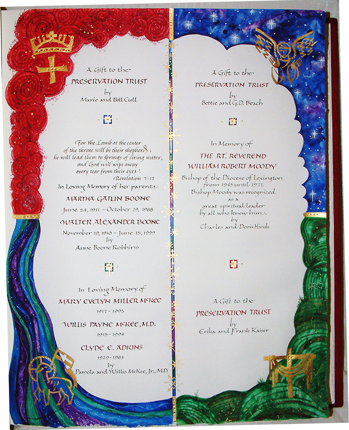 Book of Remembrance Page